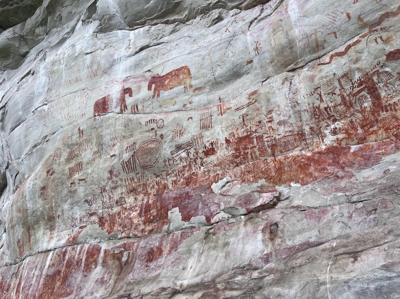 Pinturas rupestres en la Serranía de La Lindosa, Guaviare