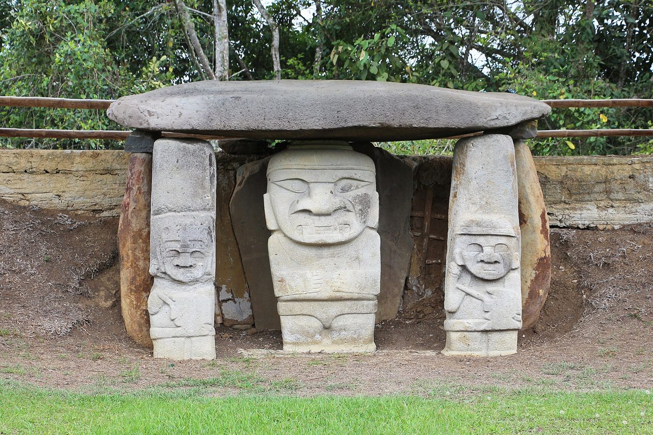 Esculturas del Parque Arqueológico de San Agustín